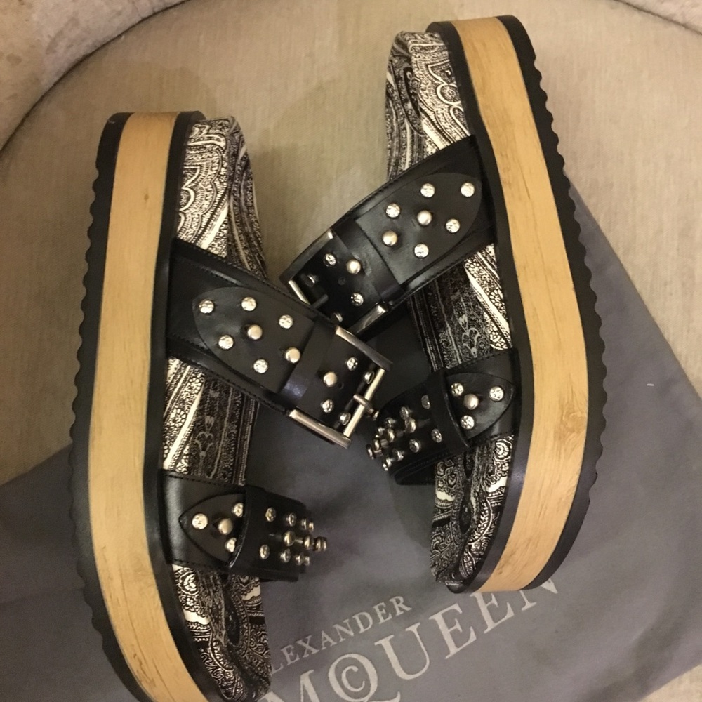 NEW. Rare. Alexander McQueen Sandals - Picture 3 of 6
